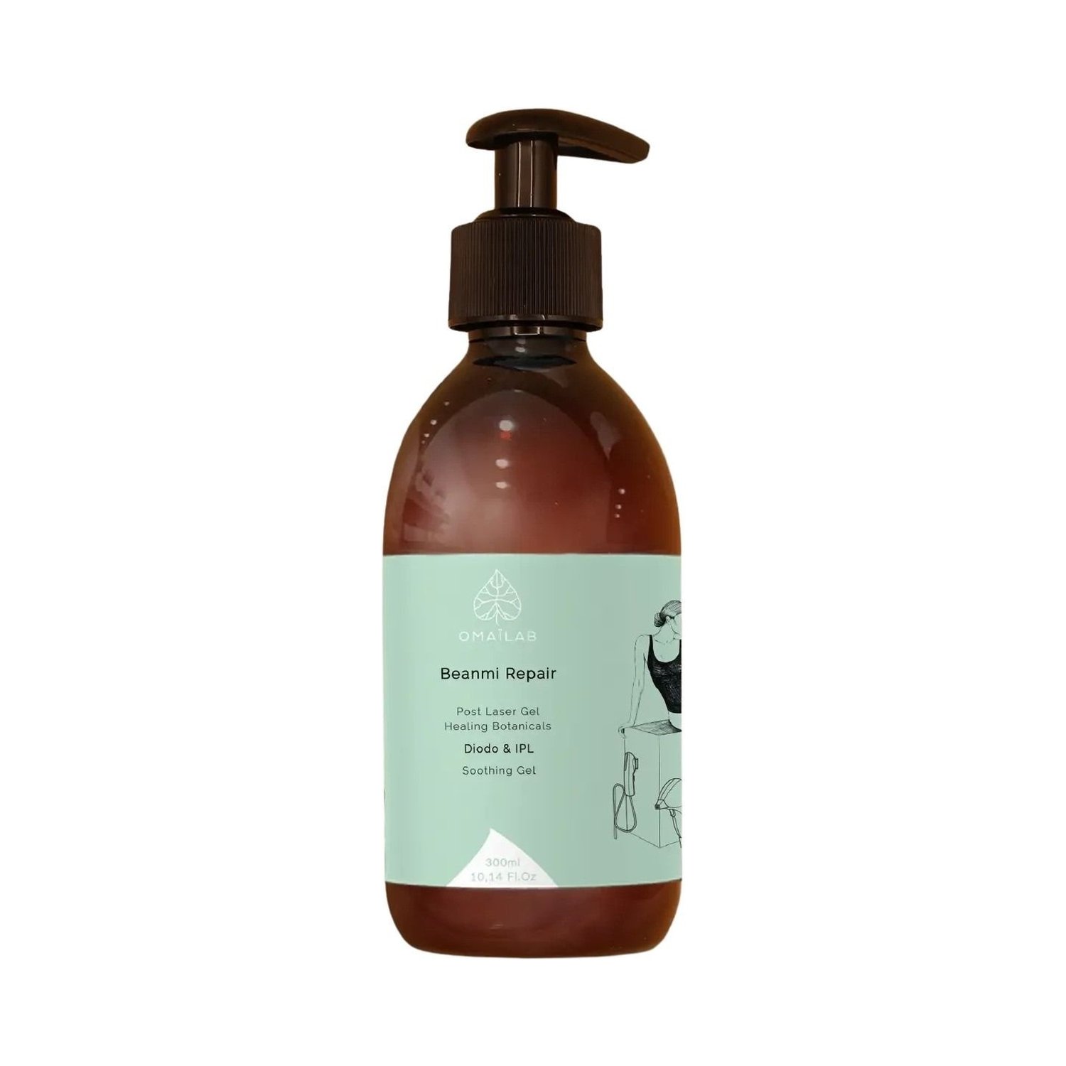 OMAÏLAB plant-based conductive gel for post laser ipl treatments — EcoSkin Supplies